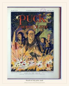 Fourth of July print, 1908