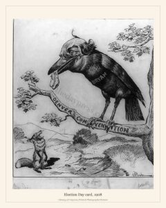 Election Day card, 1908