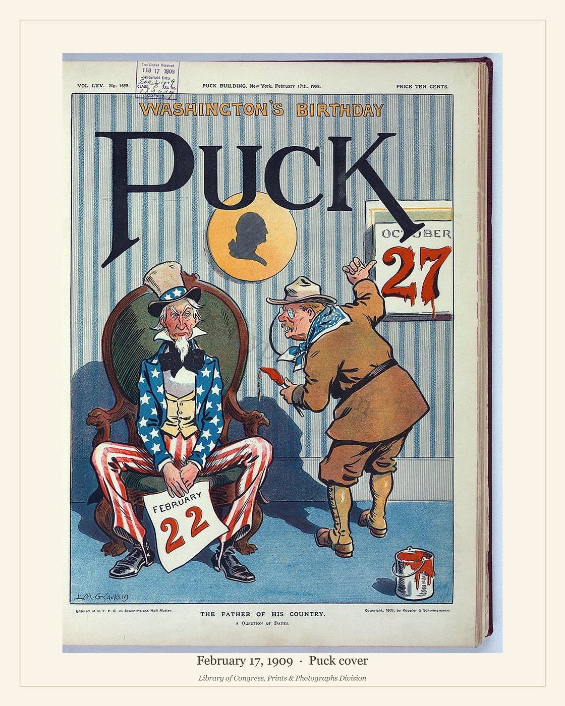 Puck cover — February 17, 1909 — watermarked preview
