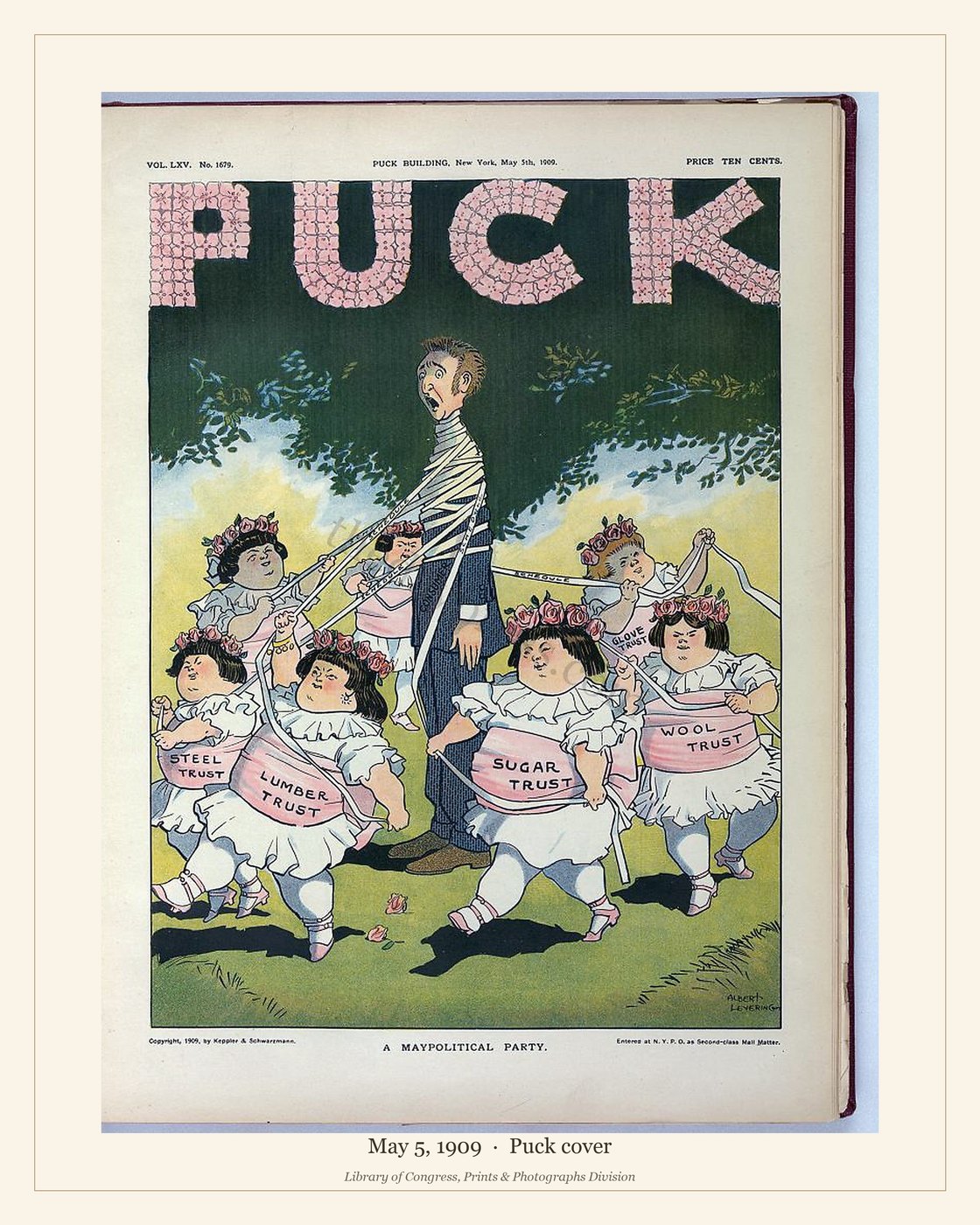 Puck cover — May 5, 1909 — watermarked preview