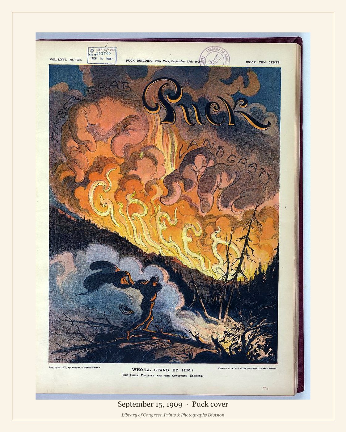 Puck cover — September 15, 1909 — watermarked preview