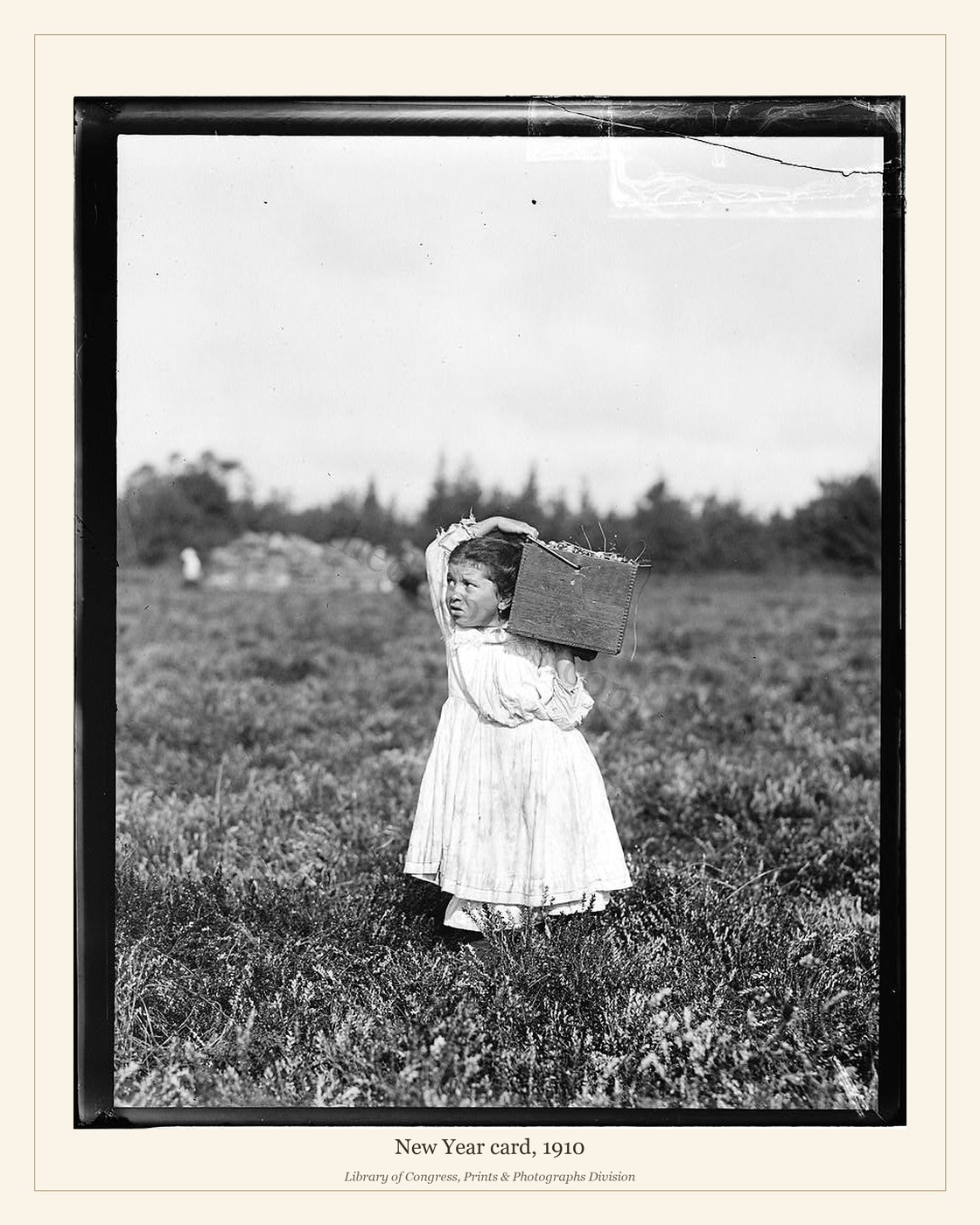 New Year card, 1910 — watermarked preview
