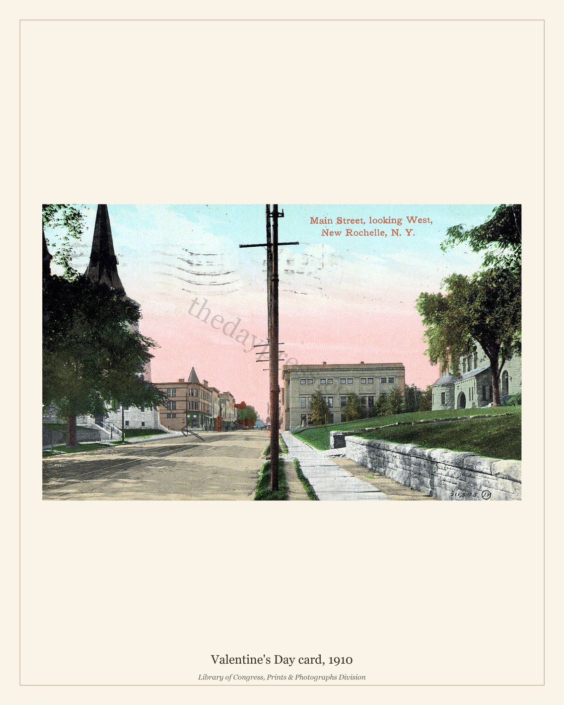 Valentine's Day card, 1910 — watermarked preview