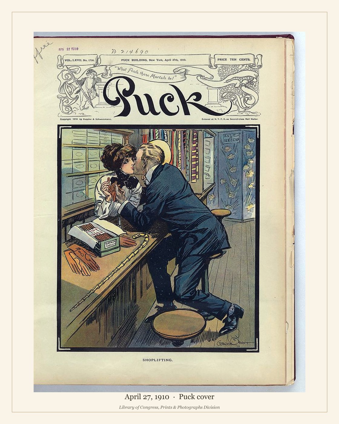 Puck cover — April 27, 1910 — watermarked preview