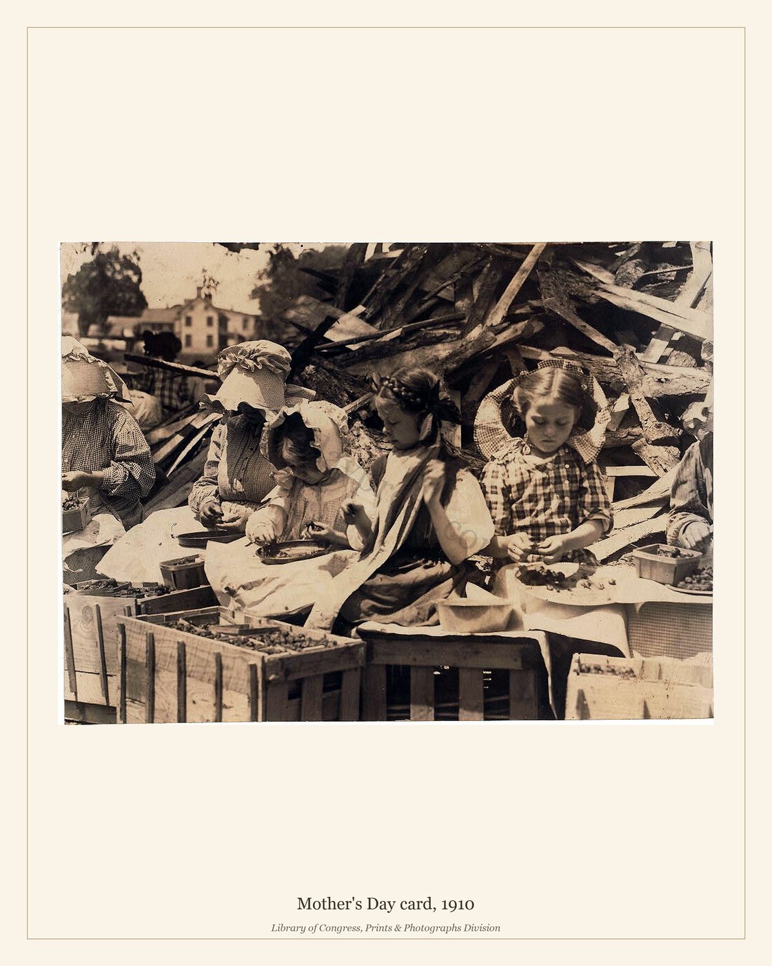 Mother's Day card, 1910 — watermarked preview