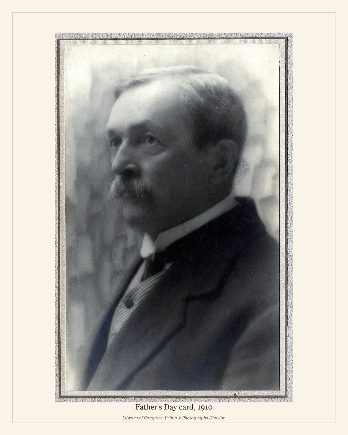Father's Day card, 1910 — watermarked preview