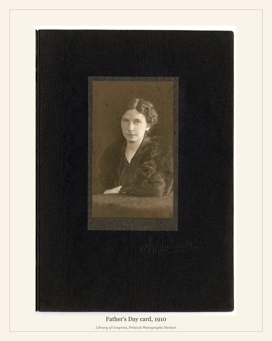 Father's Day card, 1910 — watermarked preview