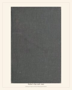 Father’s Day card, 1910