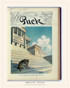 Puck cover — August 3, 1910