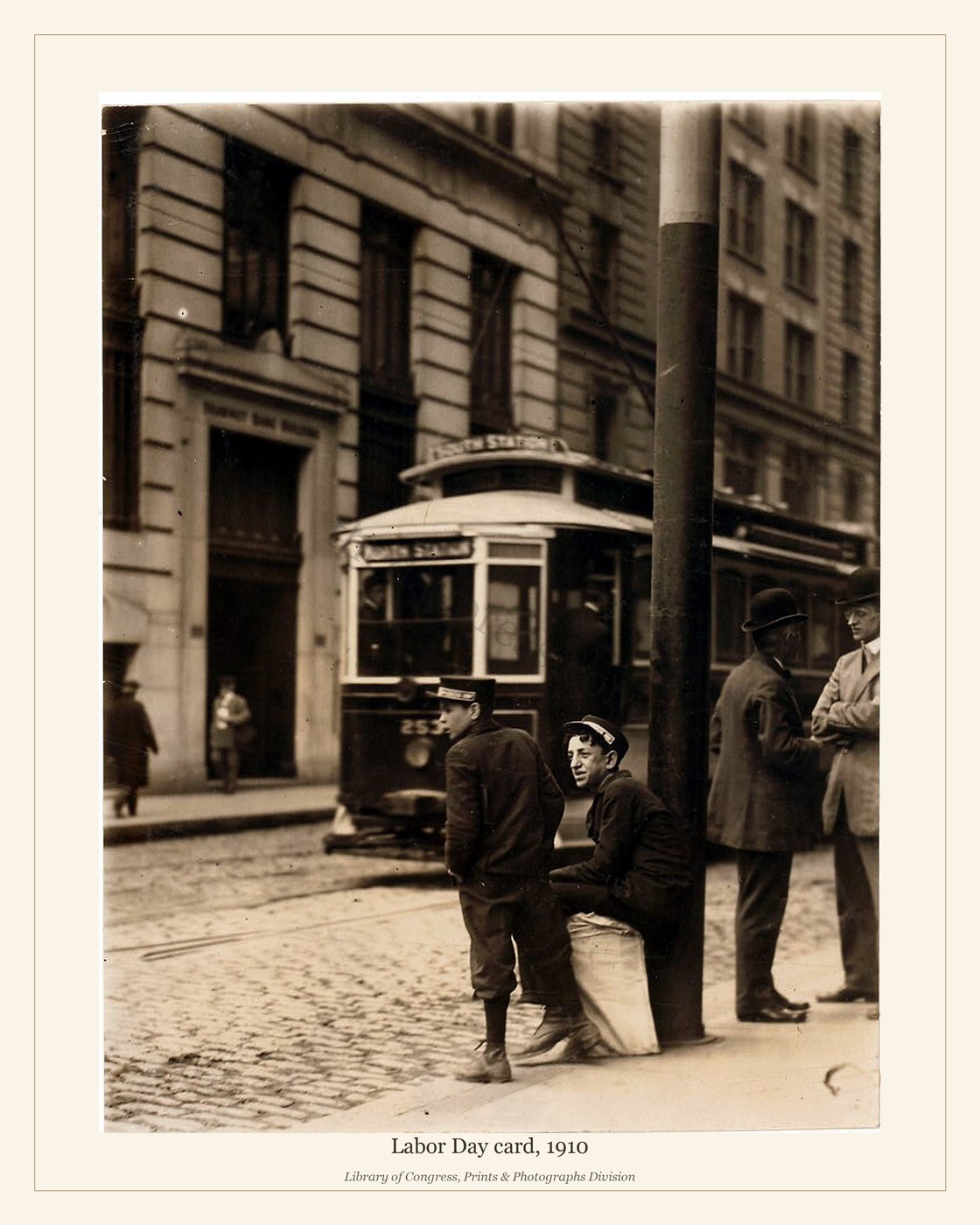 Labor Day card, 1910 — watermarked preview