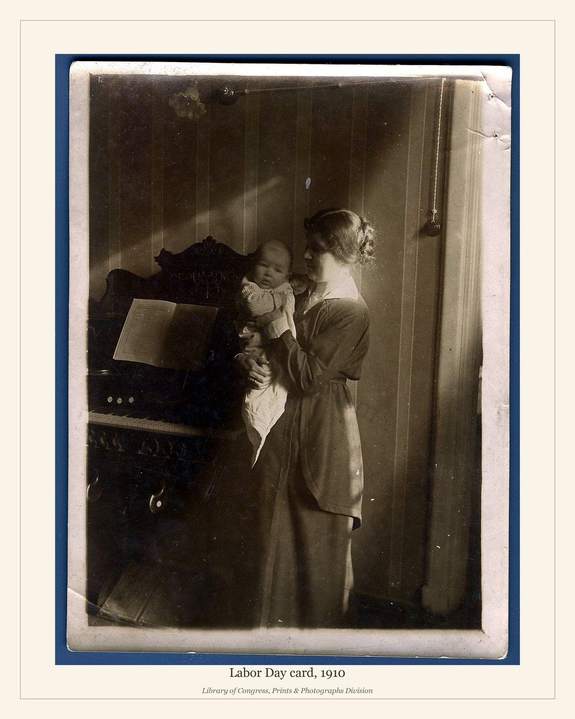 Labor Day card, 1910 — watermarked preview