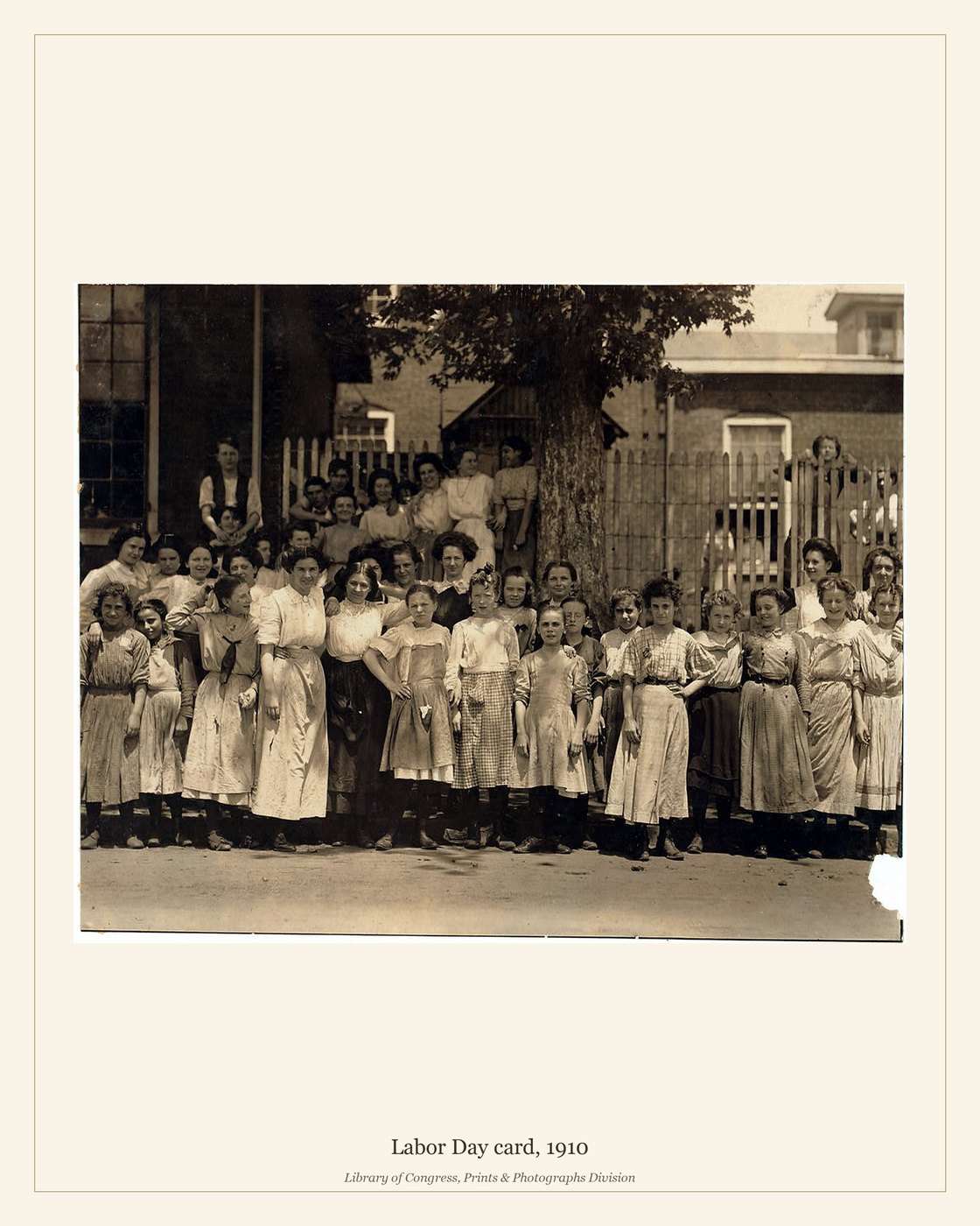Labor Day card, 1910 — watermarked preview