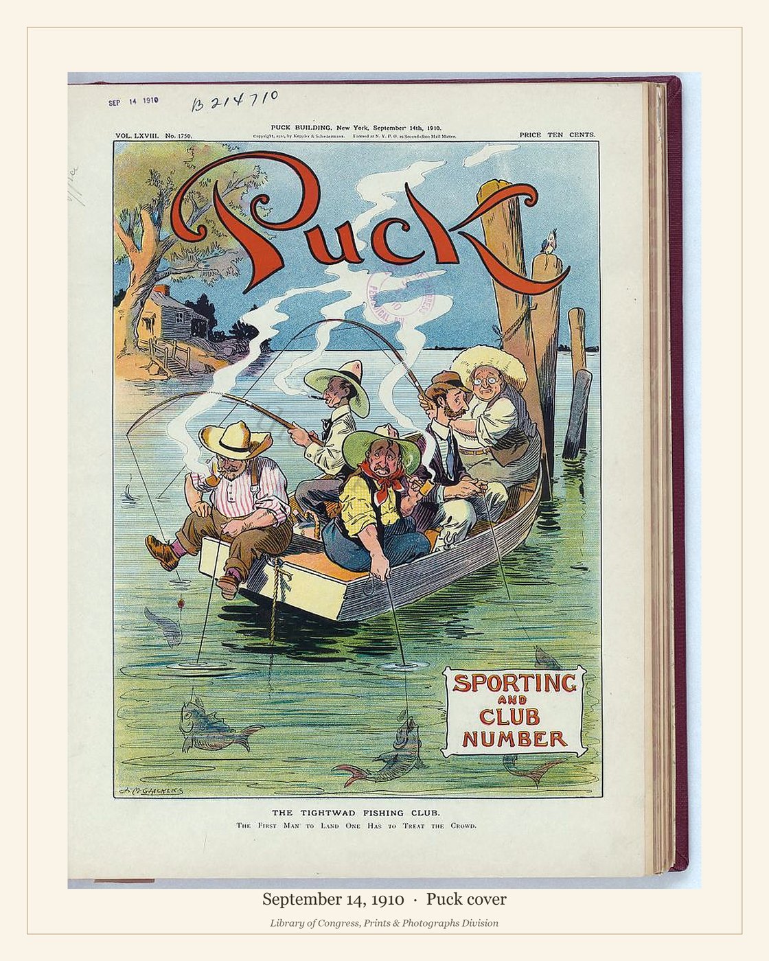Puck cover — September 14, 1910 — watermarked preview