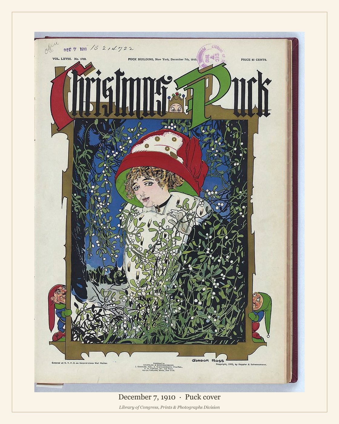 Puck cover — December 7, 1910 — watermarked preview