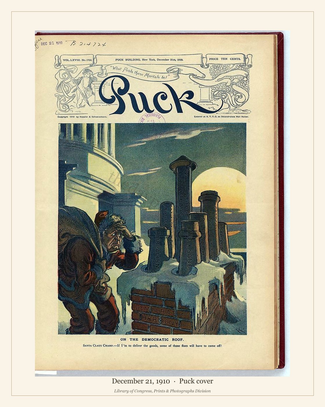 Puck cover — December 21, 1910 — watermarked preview