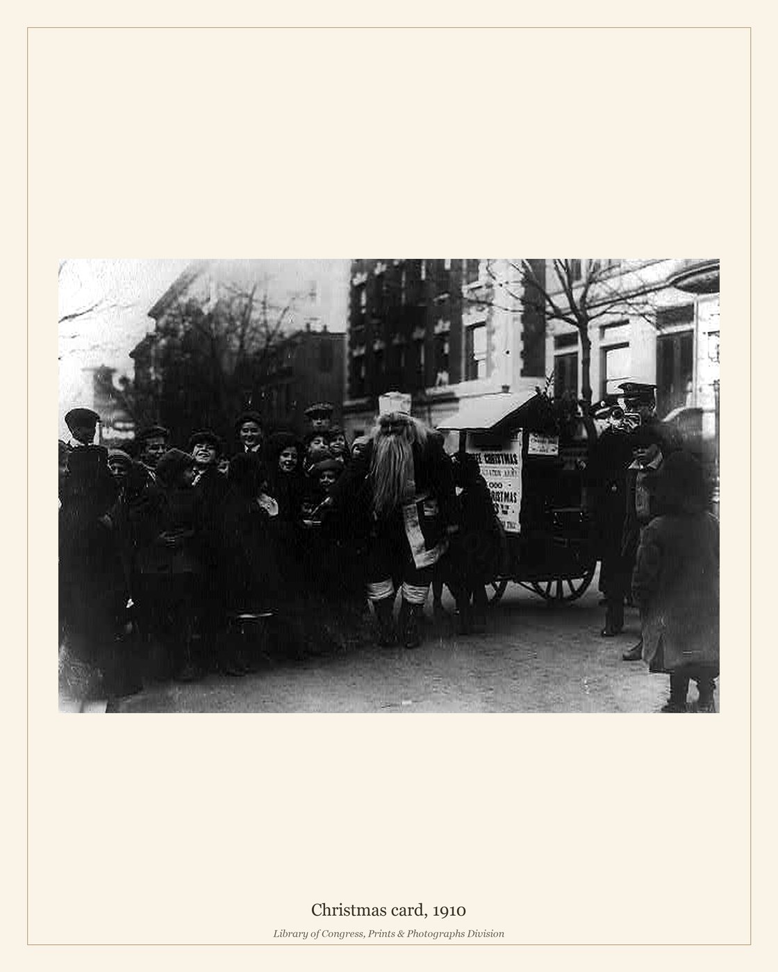Christmas card, 1910 — watermarked preview
