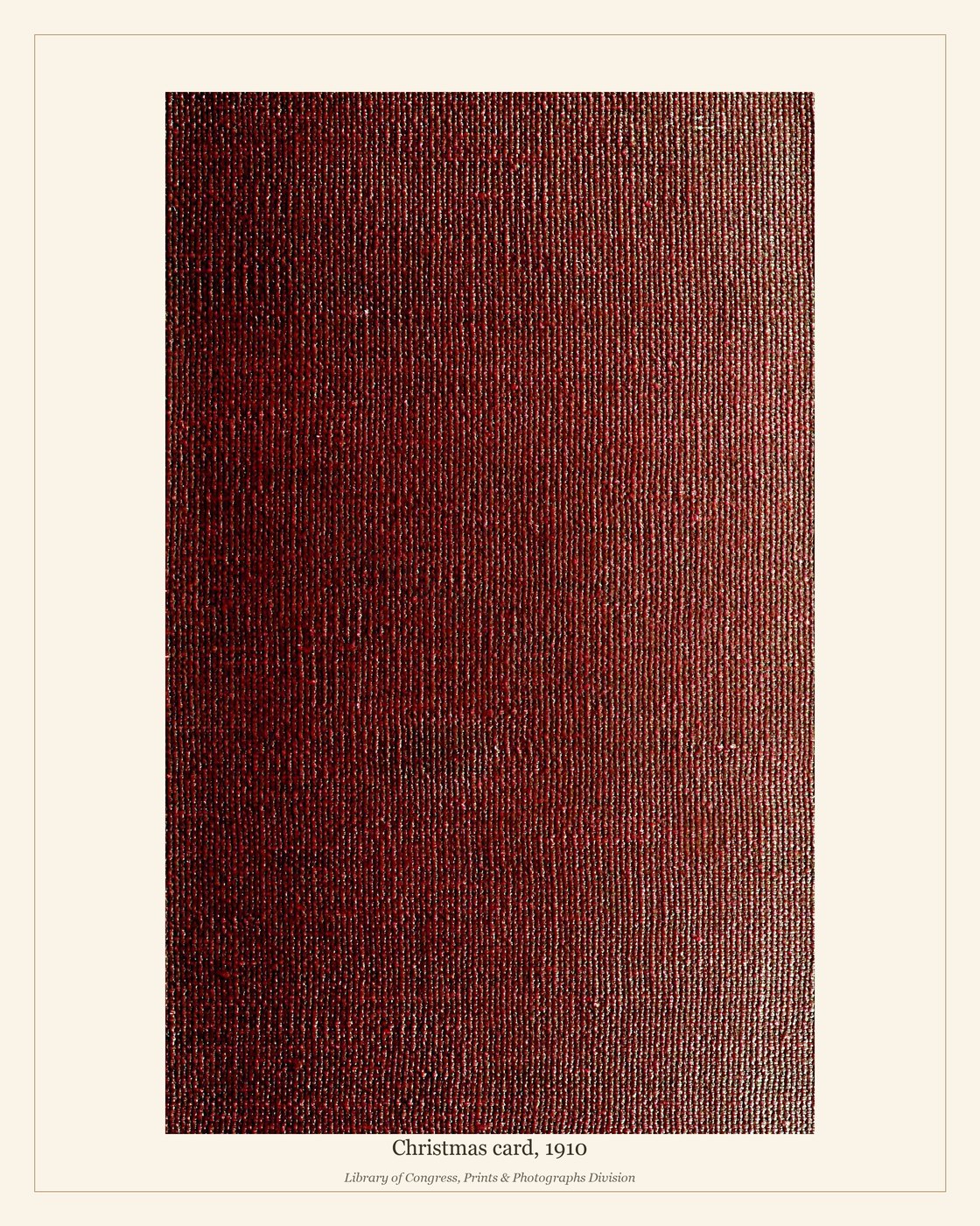 Christmas card, 1910 — watermarked preview