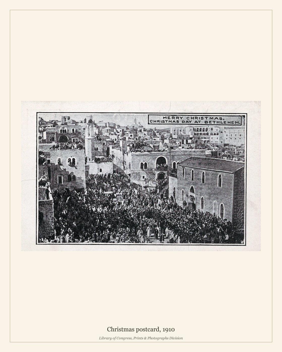 Christmas postcard, 1910 — watermarked preview