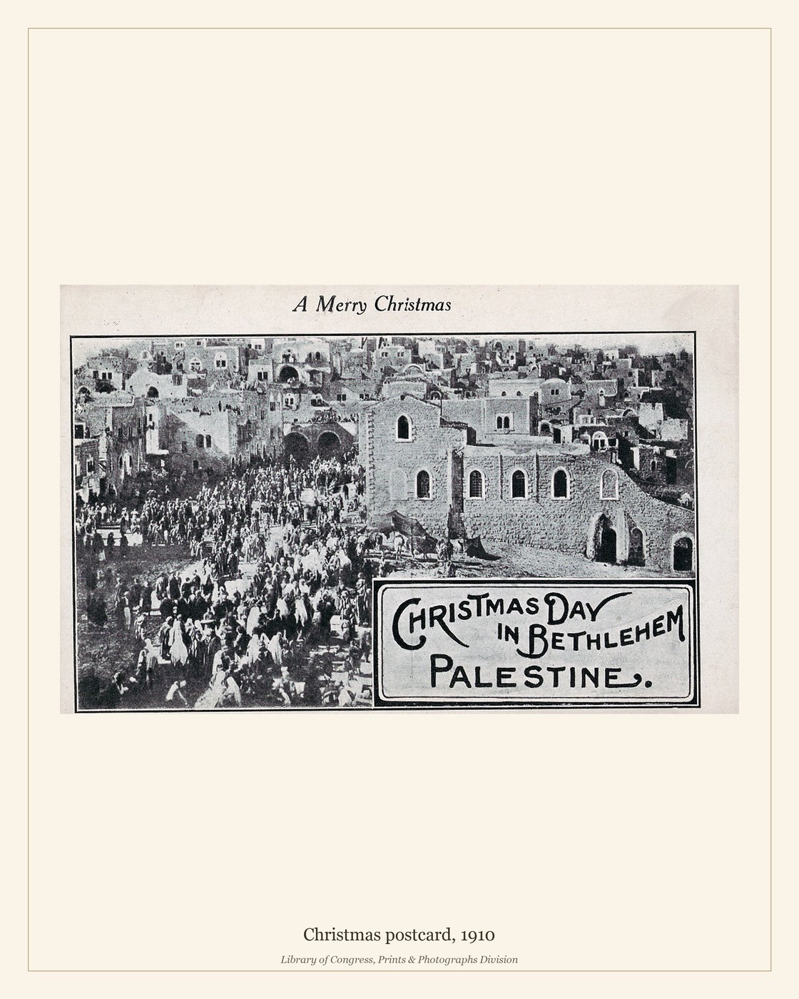 Christmas postcard, 1910 — watermarked preview