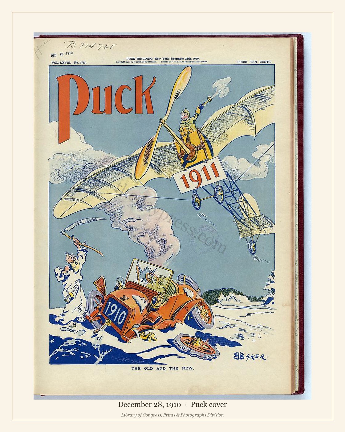 Puck cover — December 28, 1910 — watermarked preview