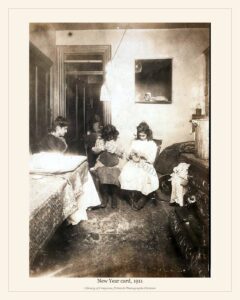 New Year card, 1911