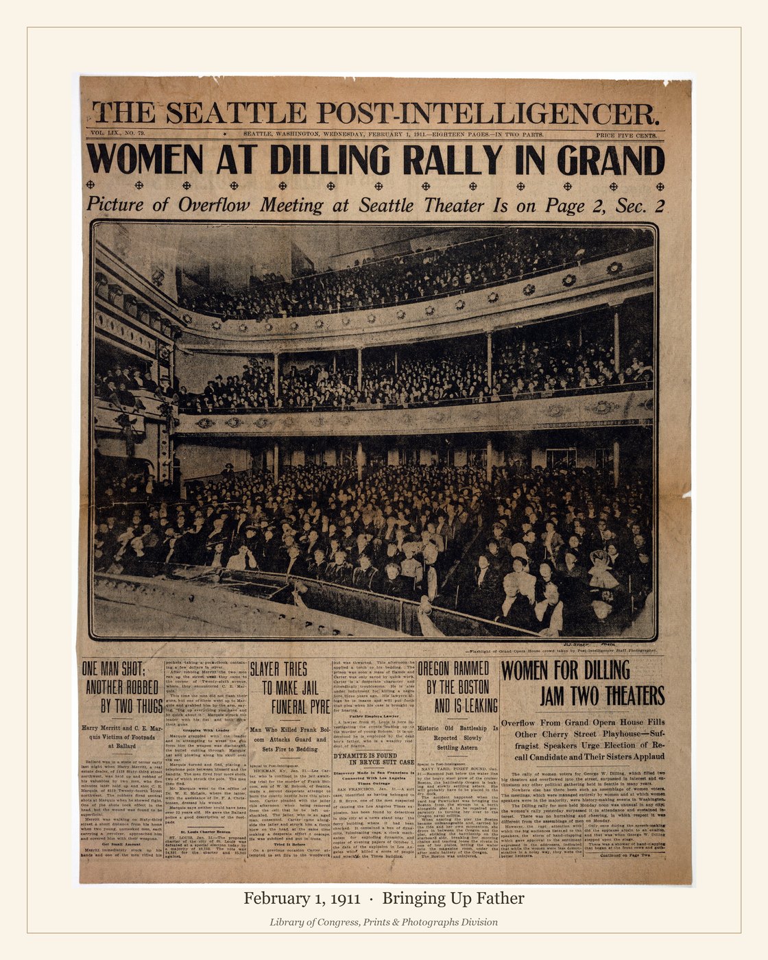 Bringing Up Father — February 1, 1911 — watermarked preview