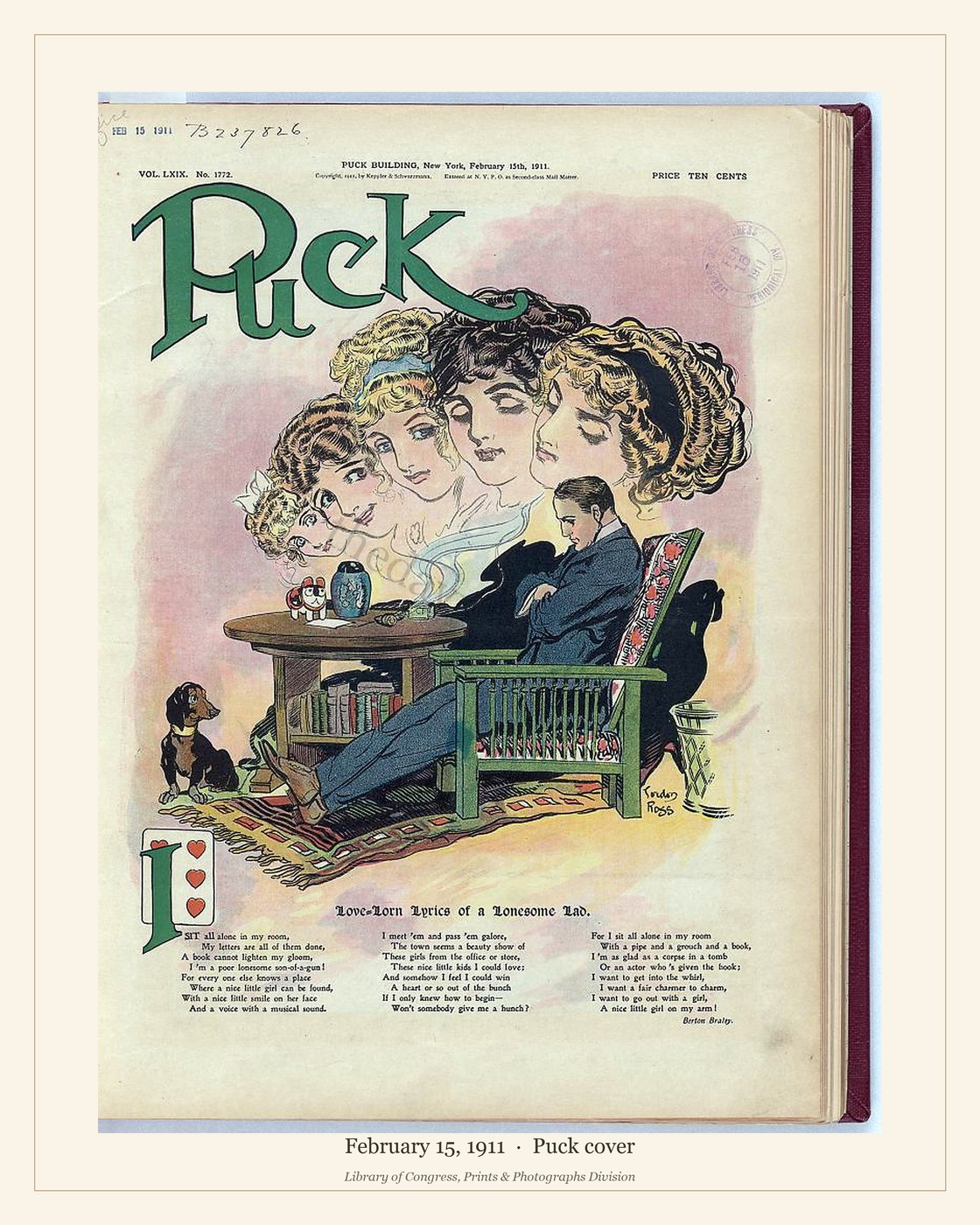 Puck cover — February 15, 1911 — watermarked preview
