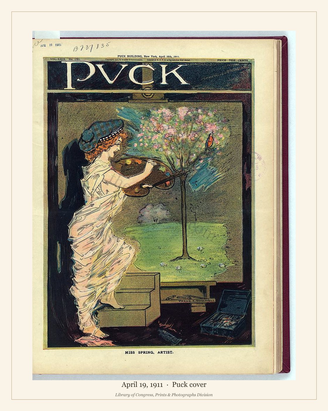 Puck cover — April 19, 1911 — watermarked preview