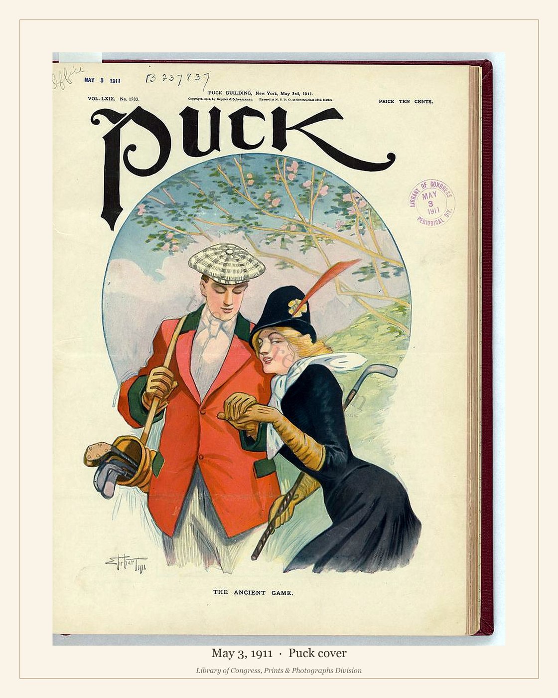 Puck cover — May 3, 1911 — watermarked preview