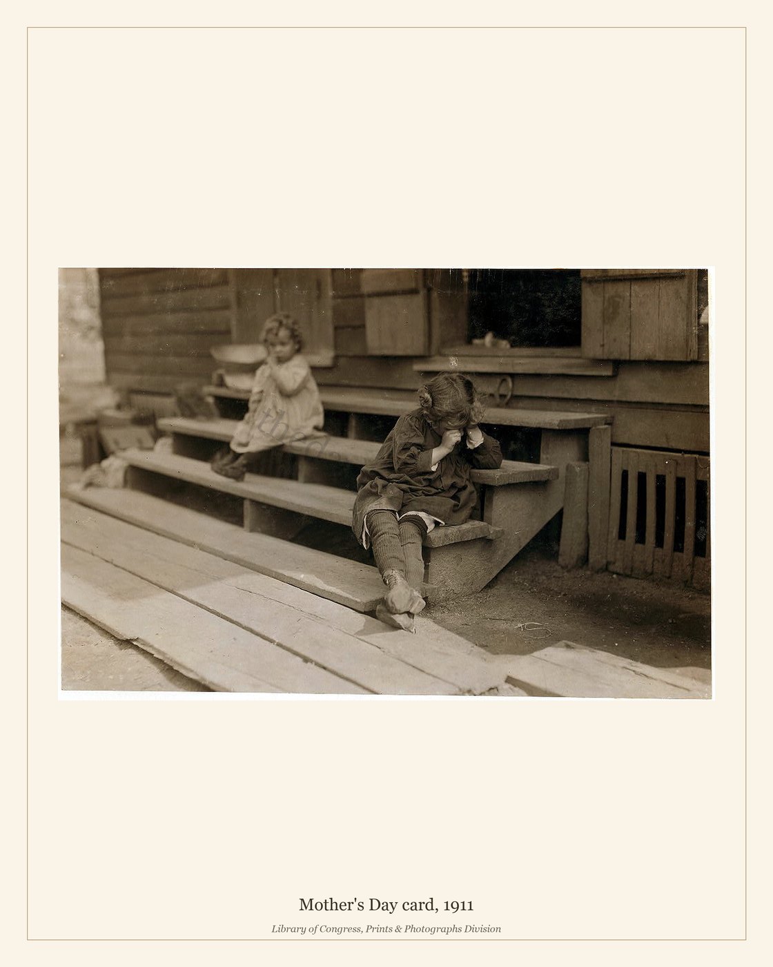 Mother's Day card, 1911 — watermarked preview