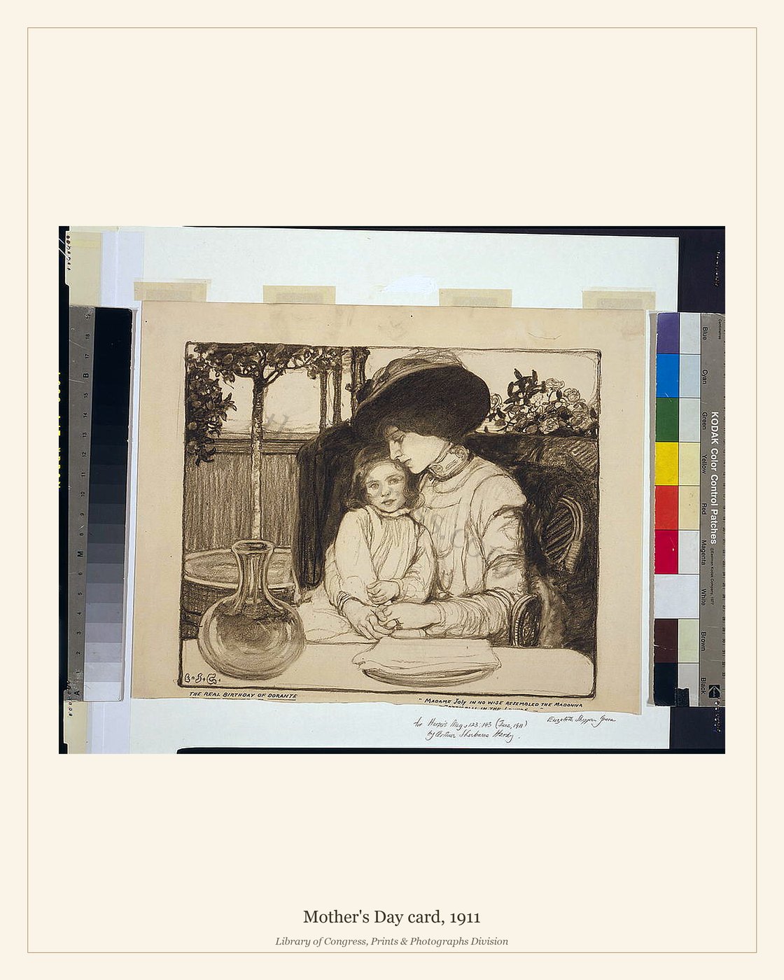 Mother's Day card, 1911 — watermarked preview