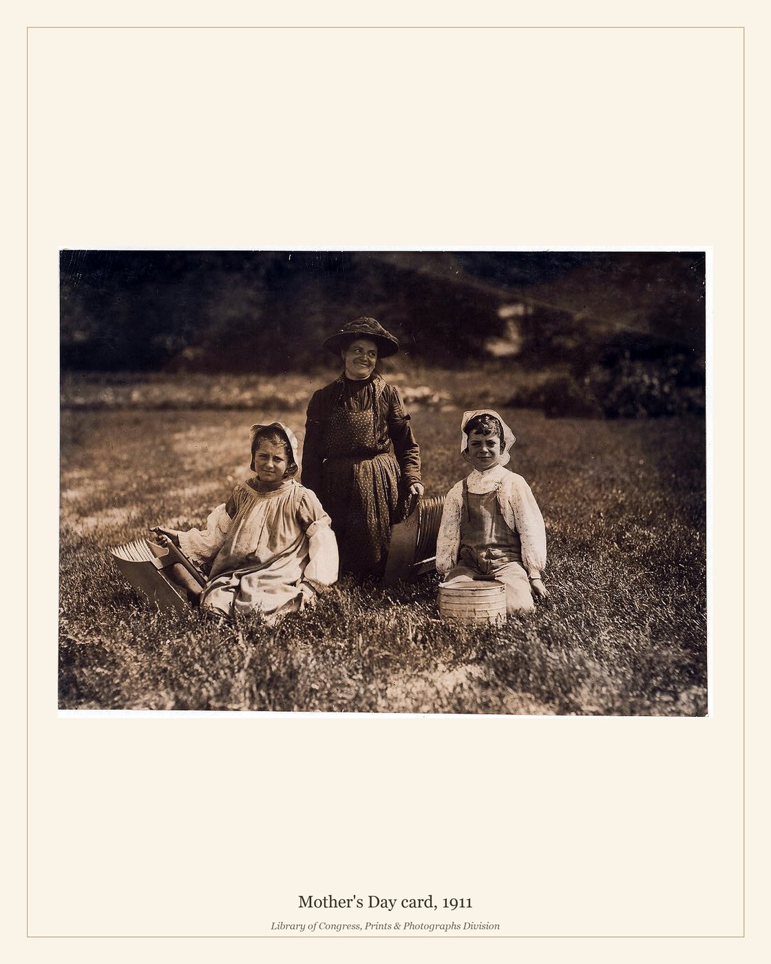 Mother's Day card, 1911 — watermarked preview