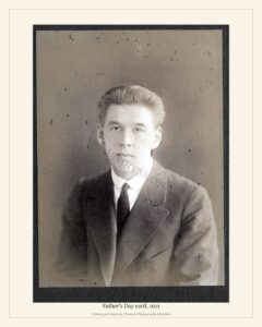 Father’s Day card, 1911