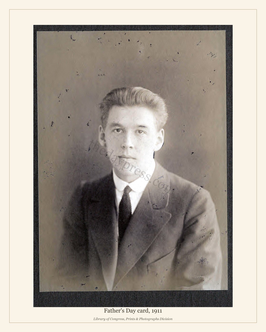 Father's Day card, 1911 — watermarked preview