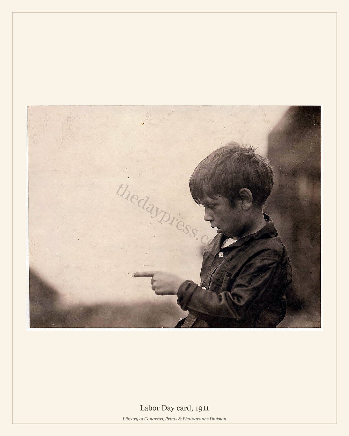 Labor Day card, 1911 — watermarked preview