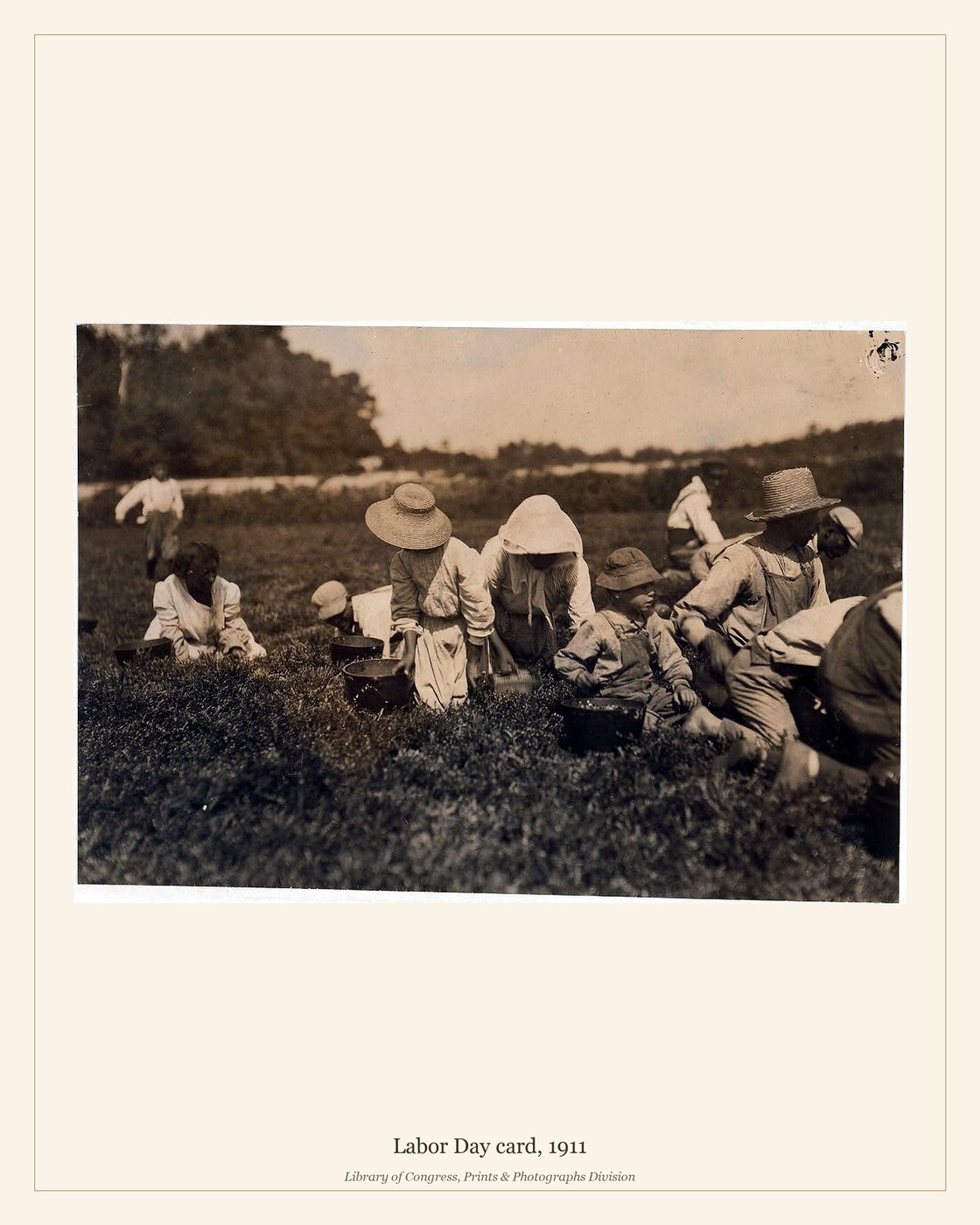 Labor Day card, 1911 — watermarked preview