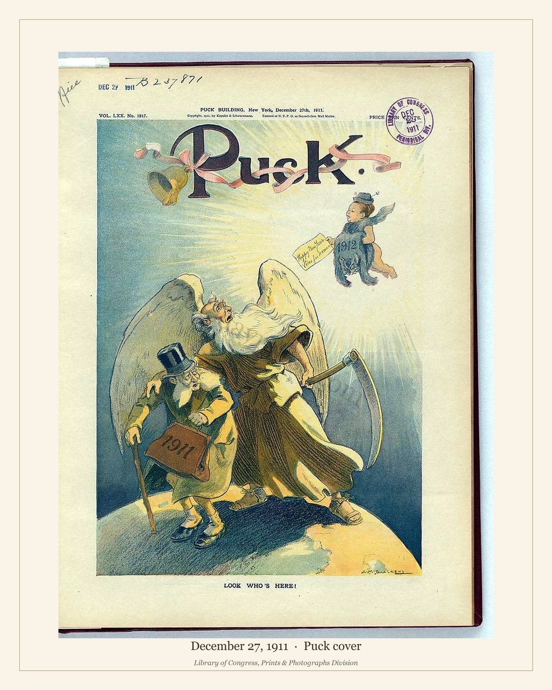 Puck cover — December 27, 1911 — watermarked preview