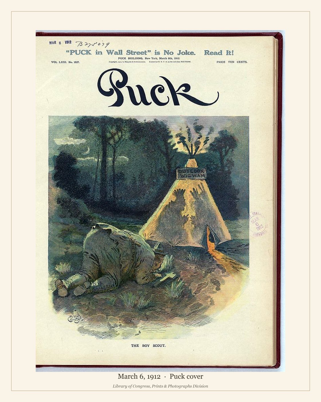 Puck cover — March 6, 1912 — watermarked preview