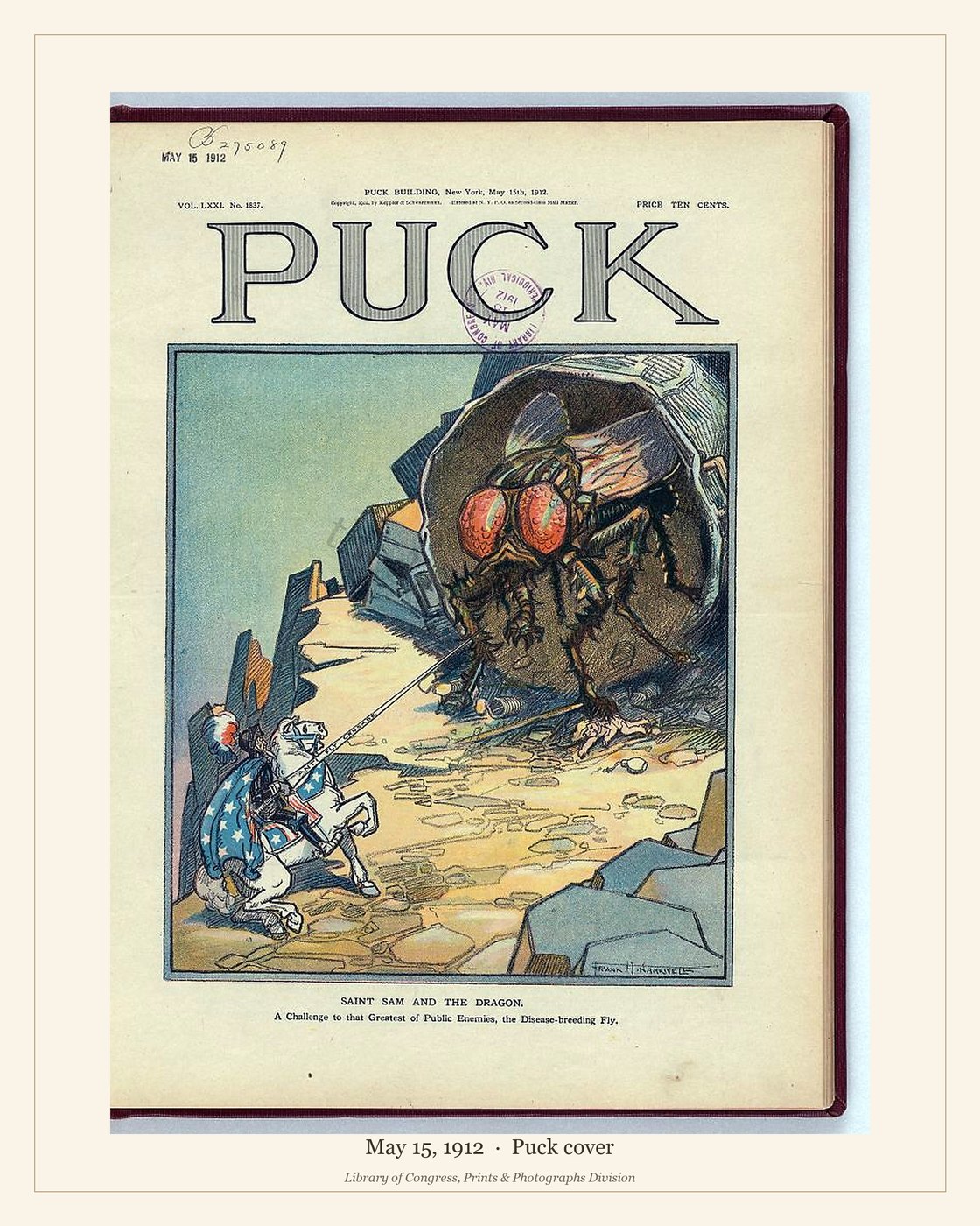 Puck cover — May 15, 1912 — watermarked preview