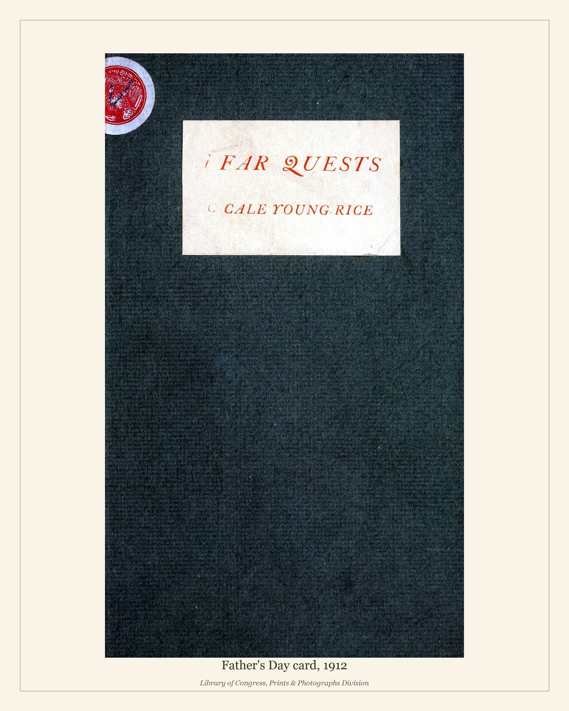 Father's Day card, 1912 — watermarked preview