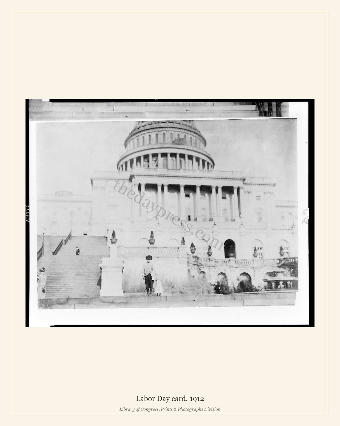 Labor Day card, 1912 — watermarked preview