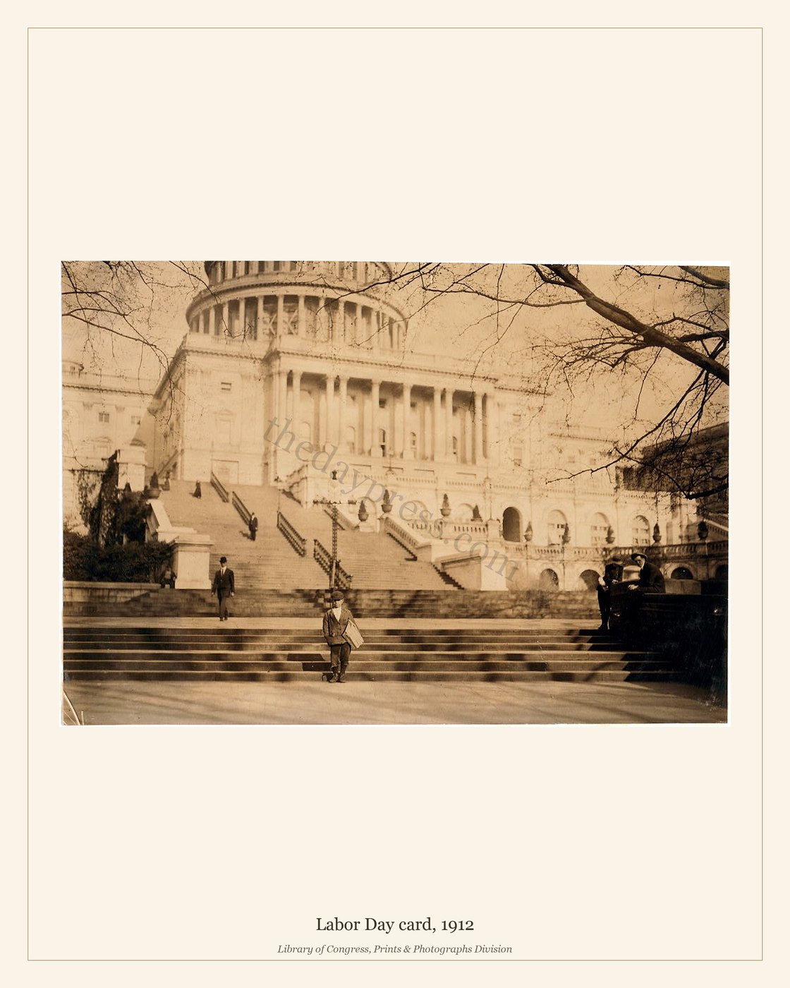 Labor Day card, 1912 — watermarked preview