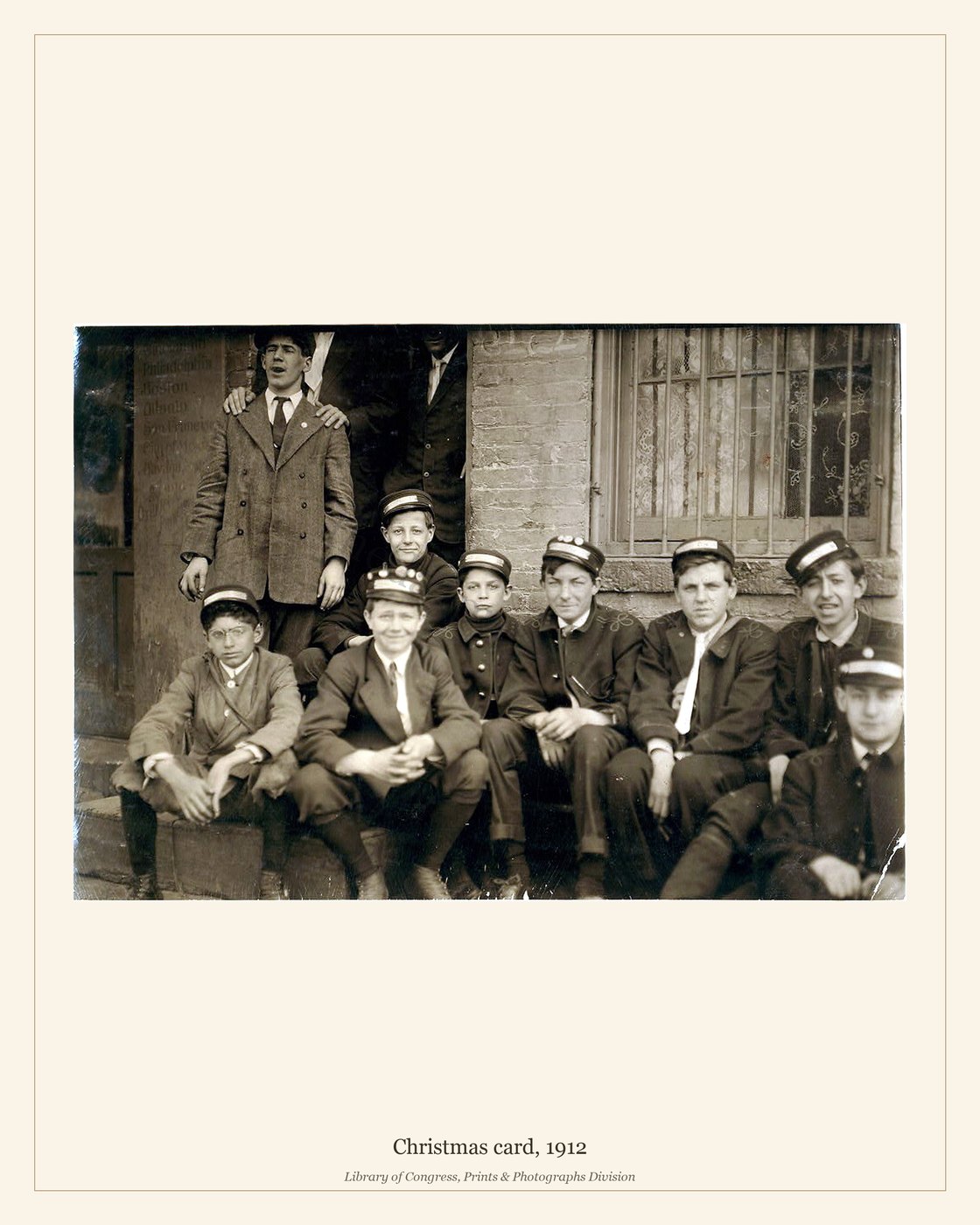 Christmas card, 1912 — watermarked preview
