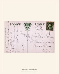 Valentine’s Day card, 1913