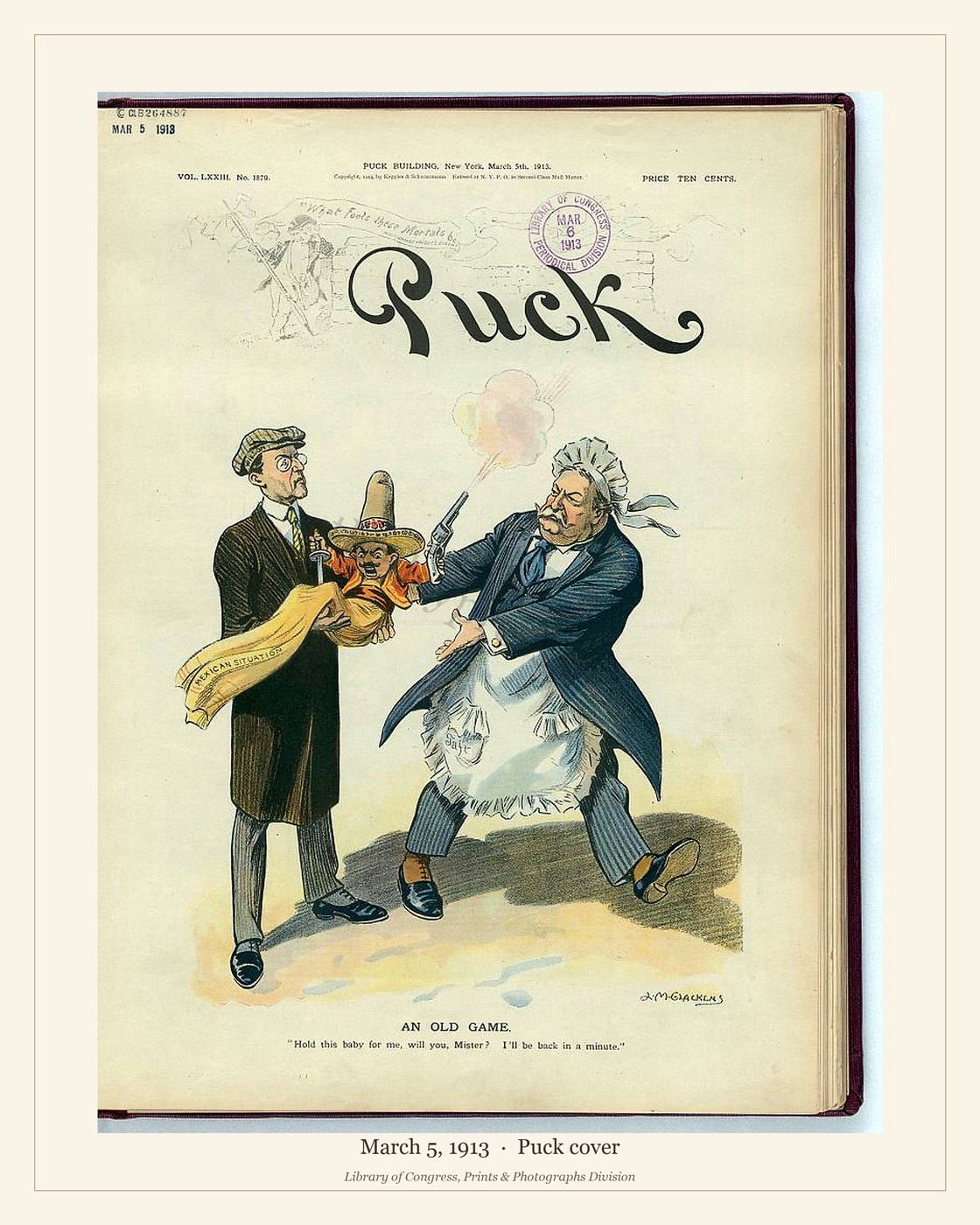 Puck cover — March 5, 1913 — watermarked preview