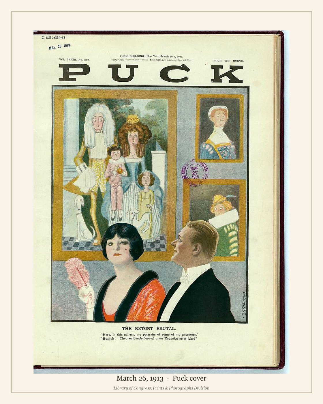 Puck cover — March 26, 1913 — watermarked preview
