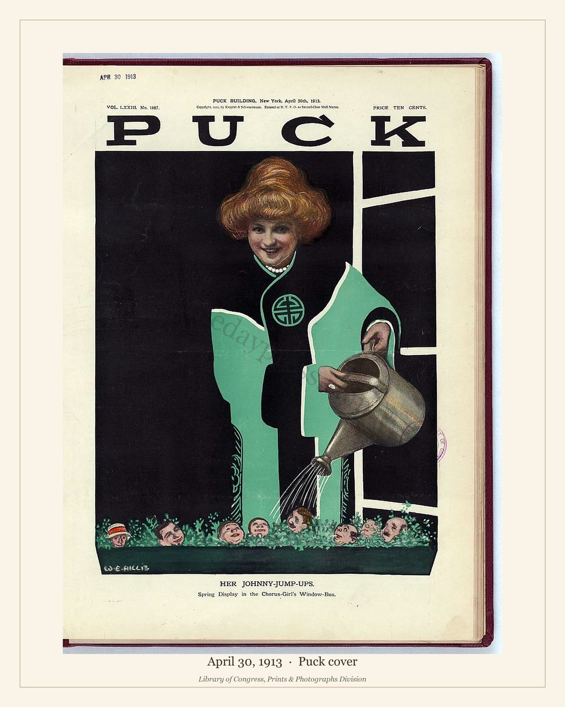 Puck cover — April 30, 1913 — watermarked preview