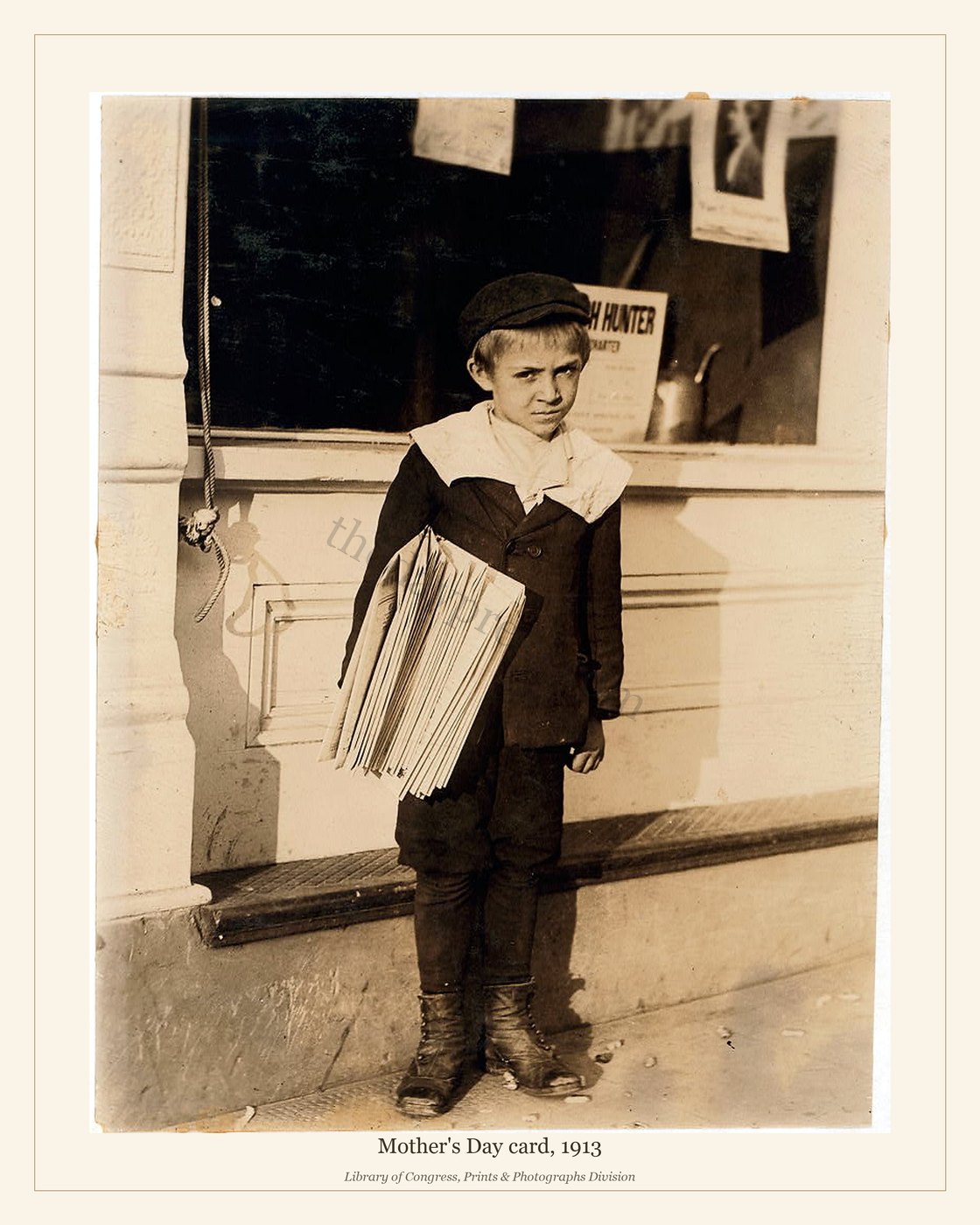 Mother's Day card, 1913 — watermarked preview