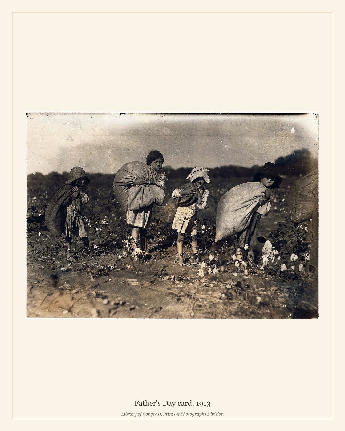 Father's Day card, 1913 — watermarked preview