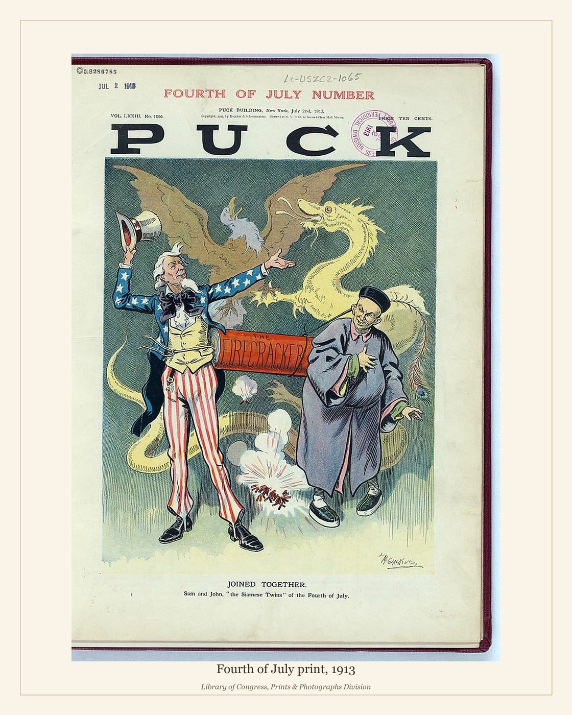 Fourth of July print, 1913 — watermarked preview